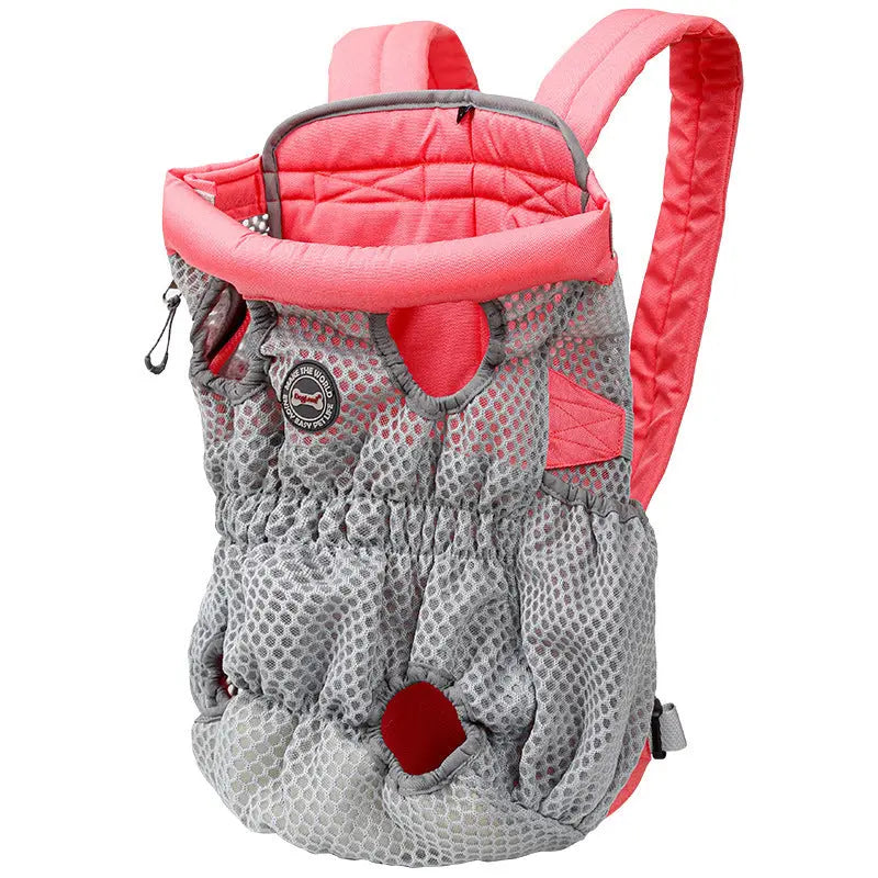 Pet Carrier Backpack Outdoor Travel Mesh Breathable Shoulder Bags Pet plaza