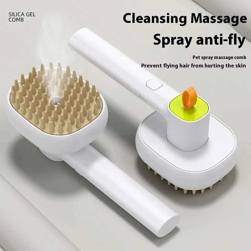 Self-Cleaning Pet Grooming Brush Pet plaza