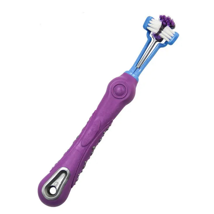 Three Sided Pet Toothbrush Pet plaza