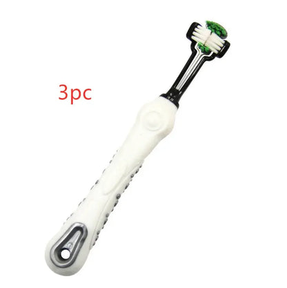 Three Sided Pet Toothbrush Pet plaza