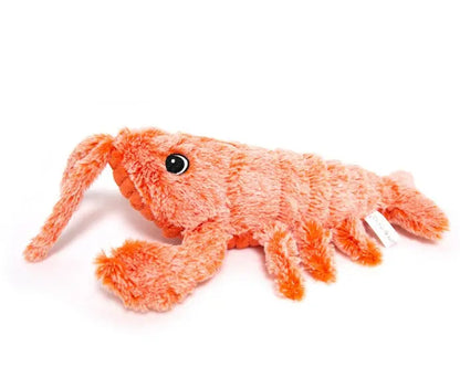 USB Charging Simulation Lobster Funny Cat Plush Pets Toy Pet plaza