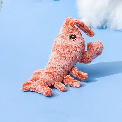 USB Charging Simulation Lobster Funny Cat Plush Pets Toy Pet plaza