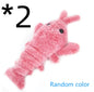 USB Charging Simulation Lobster Funny Cat Plush Pets Toy Pet plaza